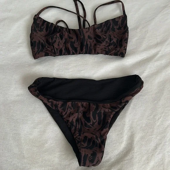 Rusty Mellow Reversible Midi Bikini Top and Pant - Picture 3 of 4